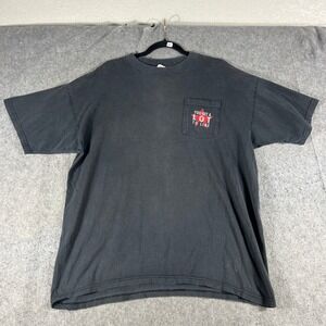VTG 90s Marlboro Shirt Mens XL Black Pocket Shirt Cactus Graphic Streetwear USA